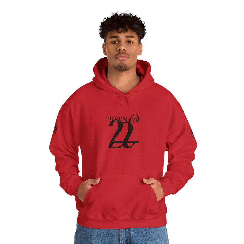 Stylish Unisex Hoodie with Minimalist 21 Design