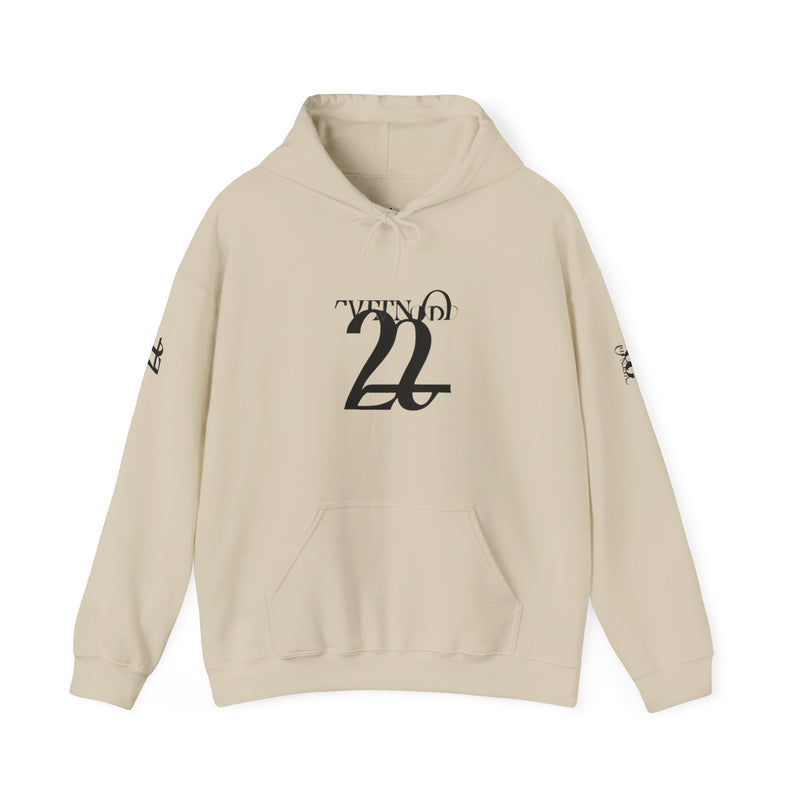 Stylish Unisex Hoodie with Minimalist 21 Design