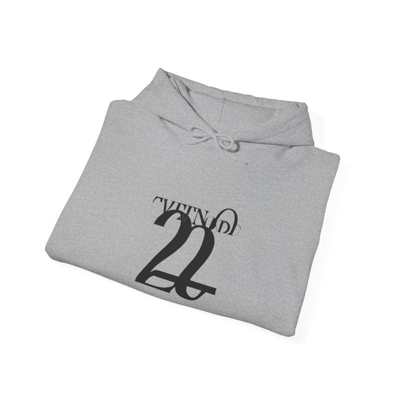 Stylish Unisex Hoodie with Minimalist 21 Design