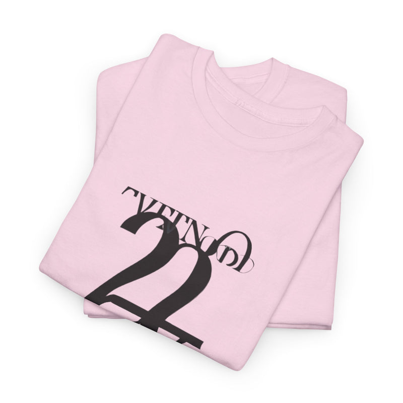 Stylish Unisex Tee - Bold 22 Graphic Design