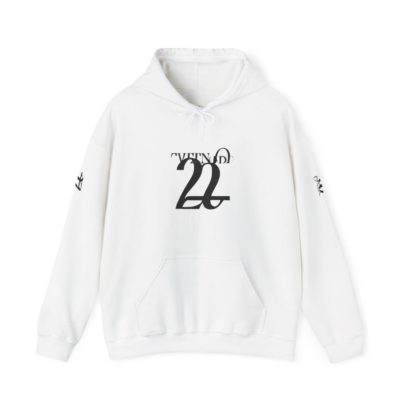 Stylish Unisex Hoodie with Minimalist 21 Design