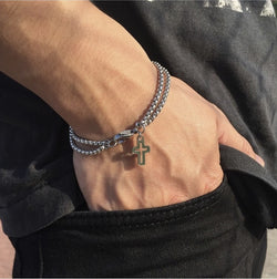 Cross Men’s Bracelet