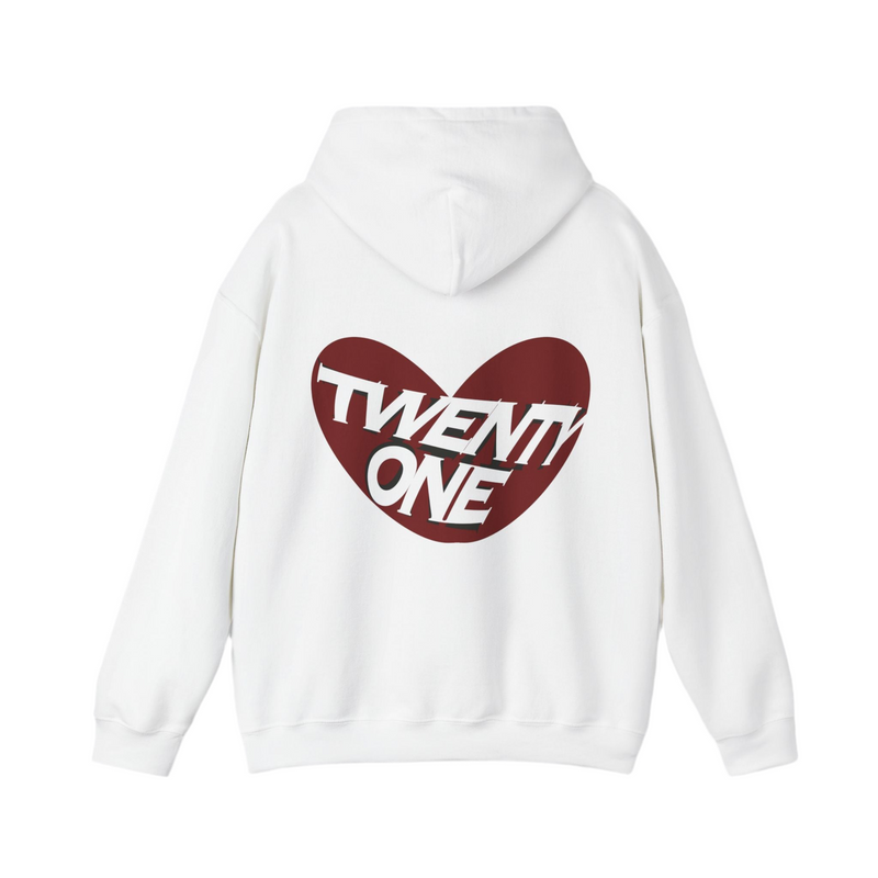 Cozy Unisex Heart Design Hoodie