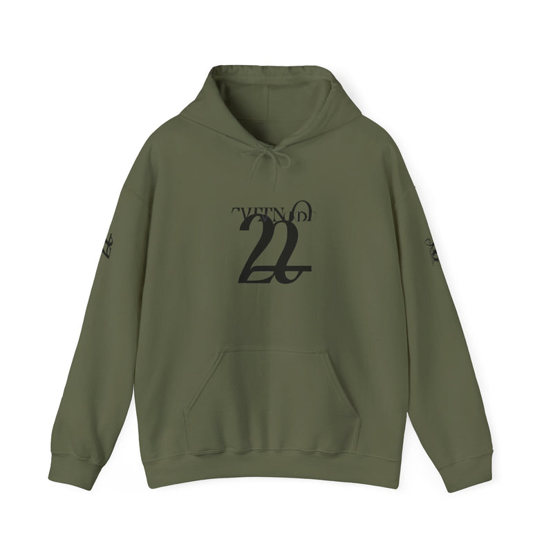 Stylish Unisex Hoodie with Minimalist 21 Design