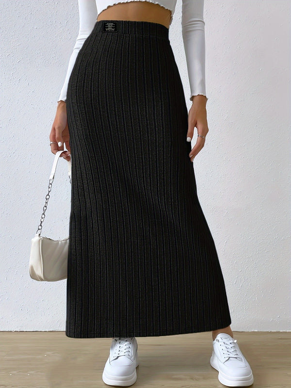 High Waisted Maxi Skirt