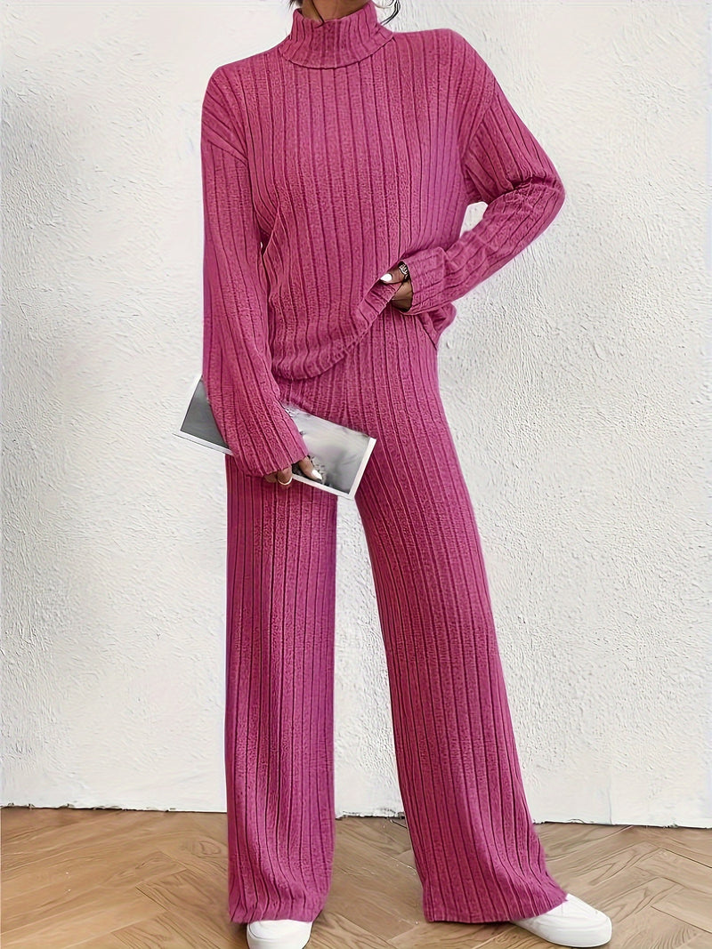 Ribbed Two-Piece Set