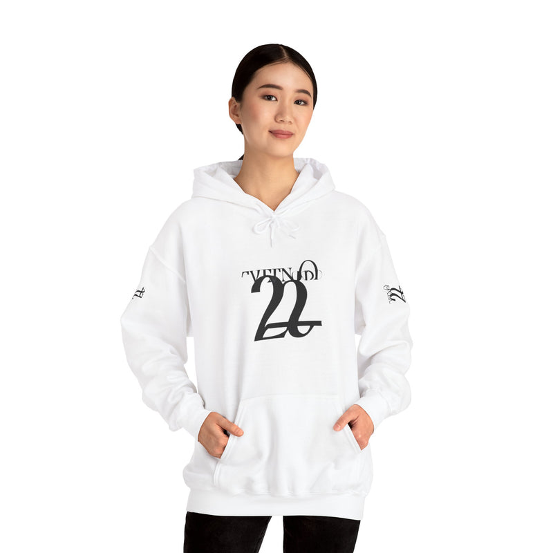 Stylish Unisex Hoodie with Minimalist 21 Design