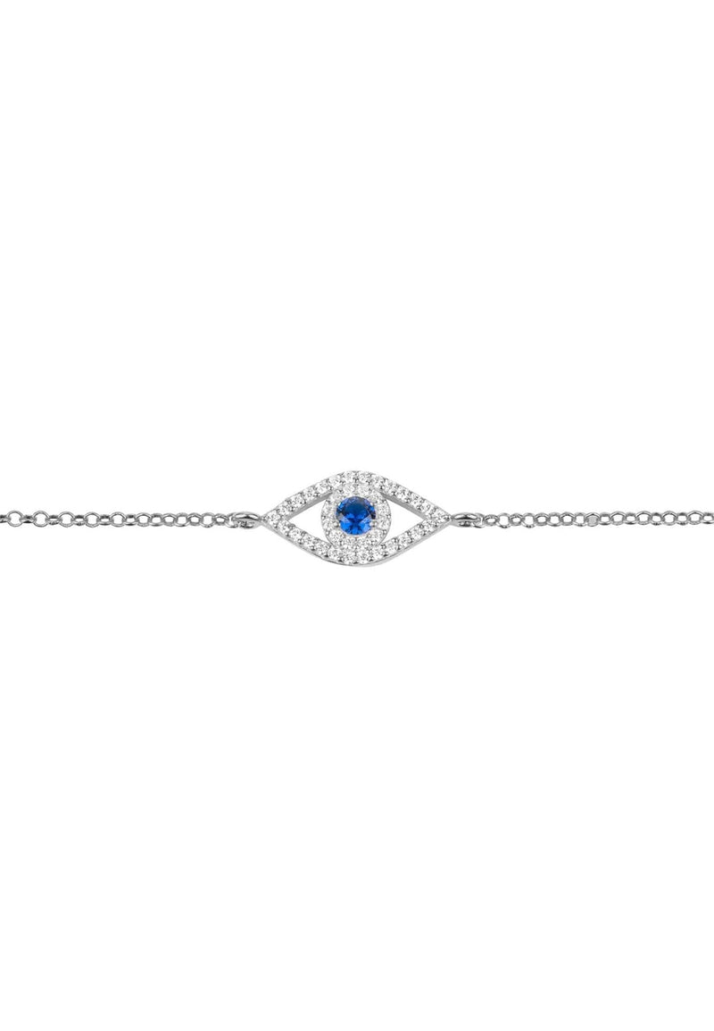 Evil Eye Elliptical Bracelet