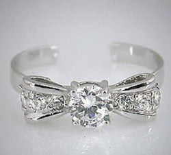 Sterling Silver Bow Tie Ring