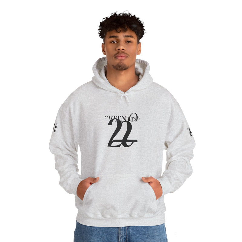 Stylish Unisex Hoodie with Minimalist 21 Design