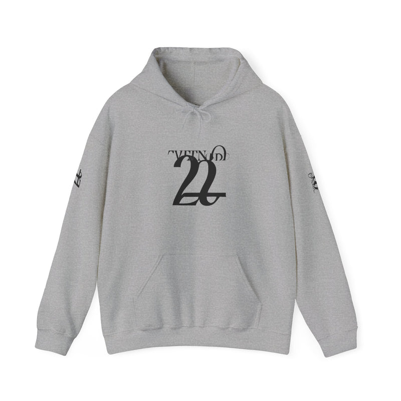 Stylish Unisex Hoodie with Minimalist 21 Design