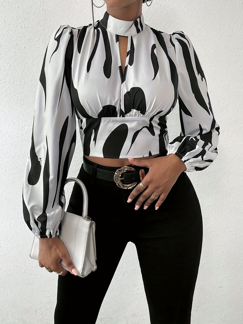 Graphic Printed Blouse