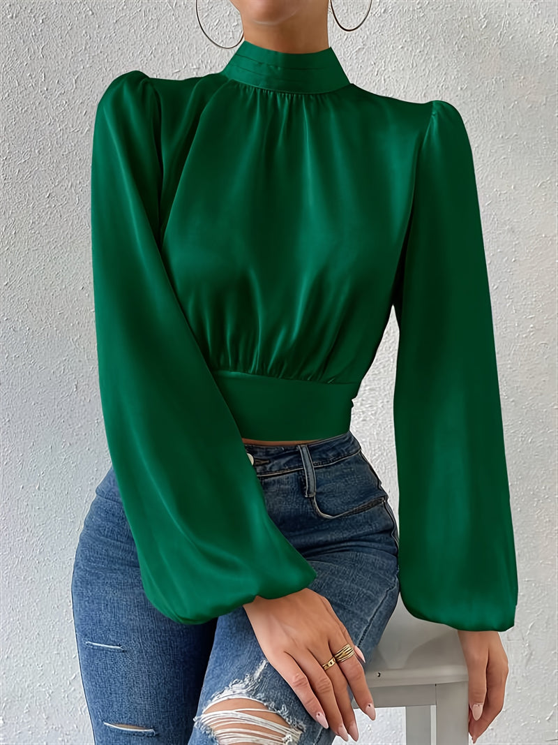 Stylish Backless Blouse