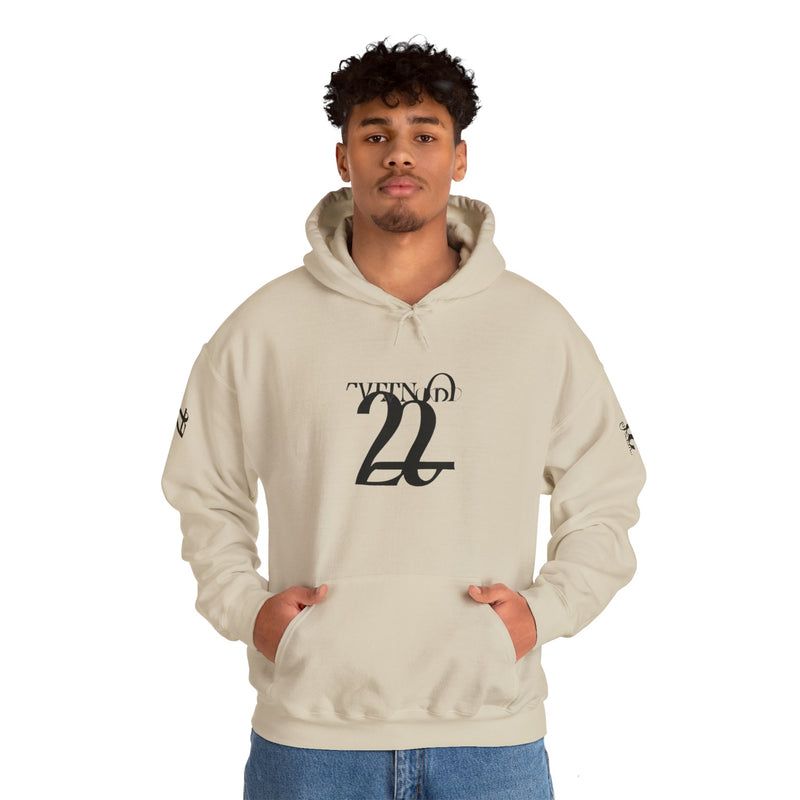 Stylish Unisex Hoodie with Minimalist 21 Design