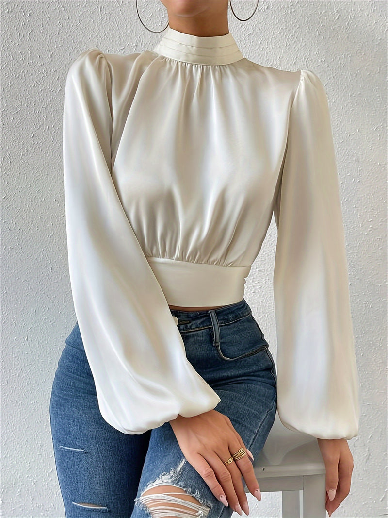 Stylish Backless Blouse