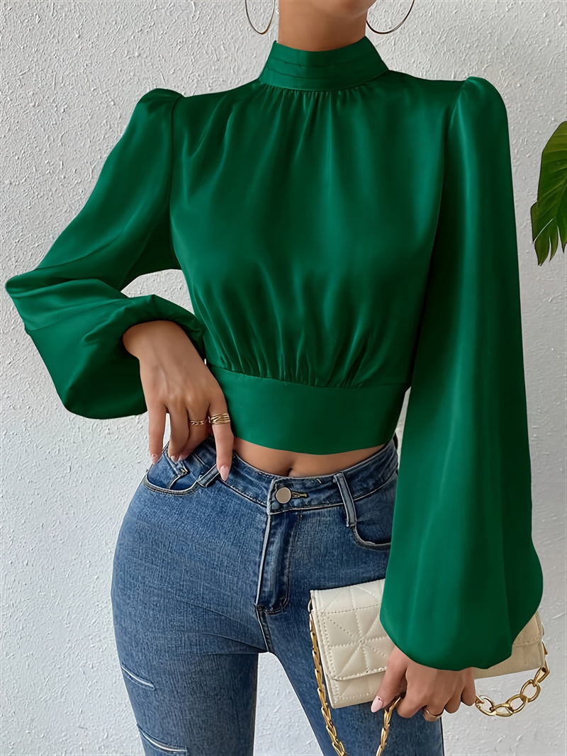 Stylish Backless Blouse