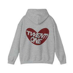 Cozy Unisex Heart Design Hoodie