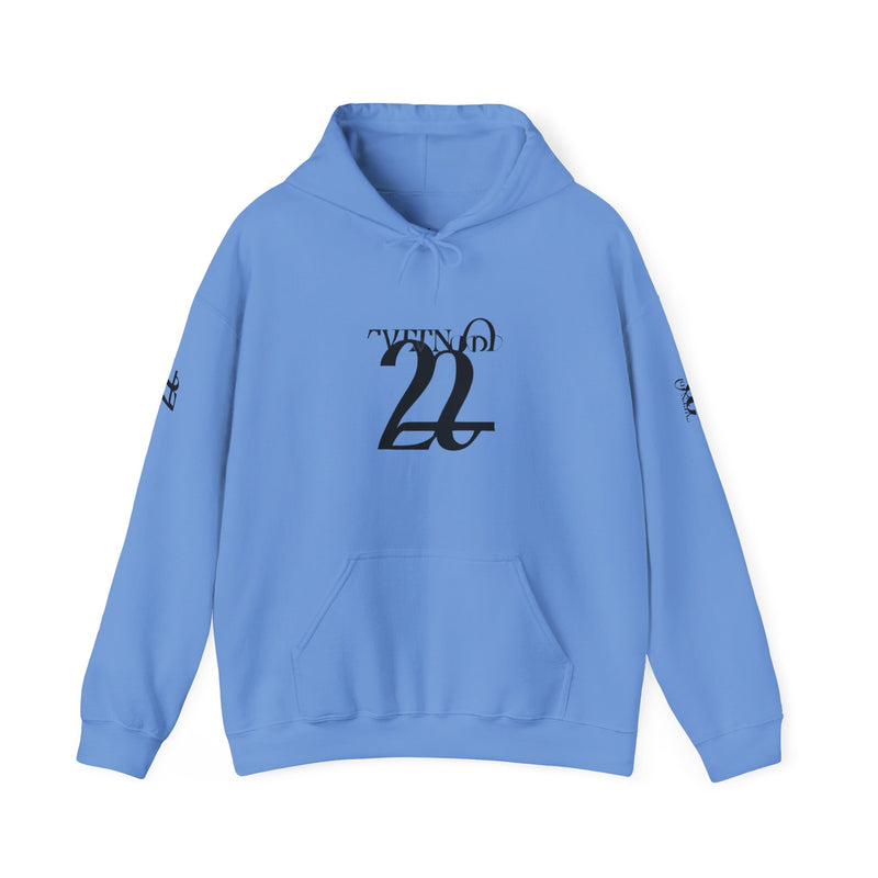 Stylish Unisex Hoodie with Minimalist 21 Design