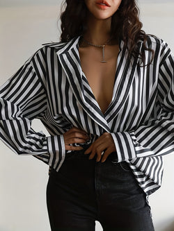 Classy Striped Blouse