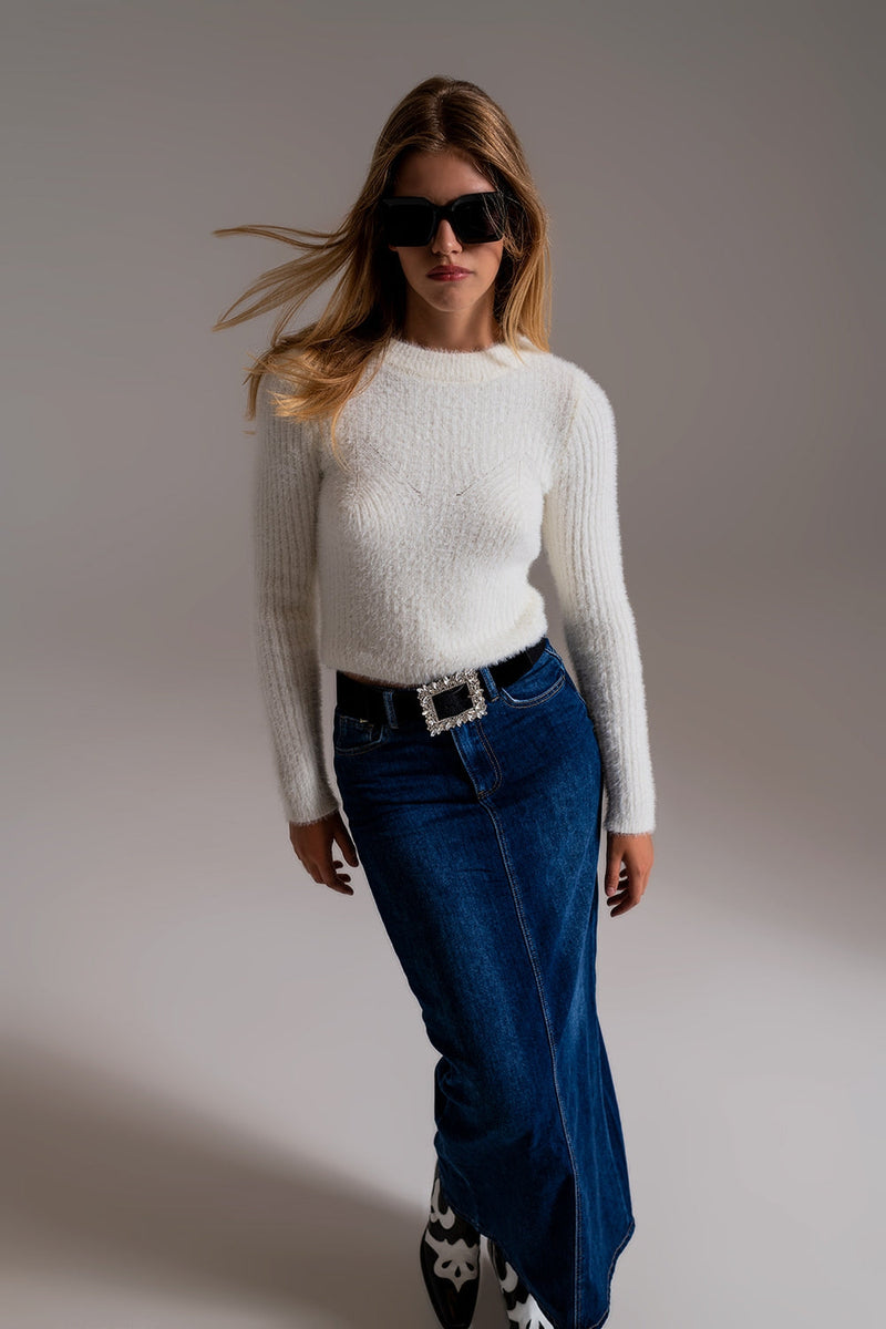 RIbbed Cropped Sweater