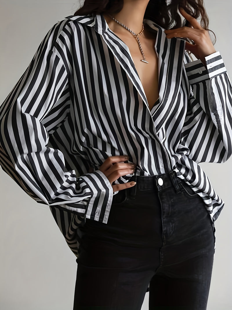 Classy Striped Blouse