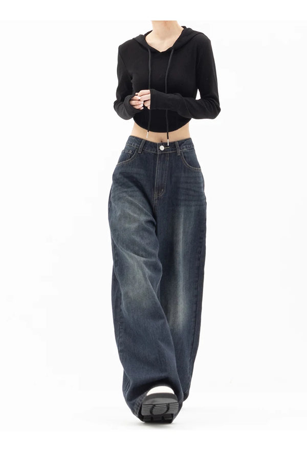 Vintage High Waist Baggy Jeans