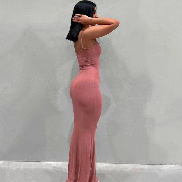 Sleeveless Bodycon Maxi Dress