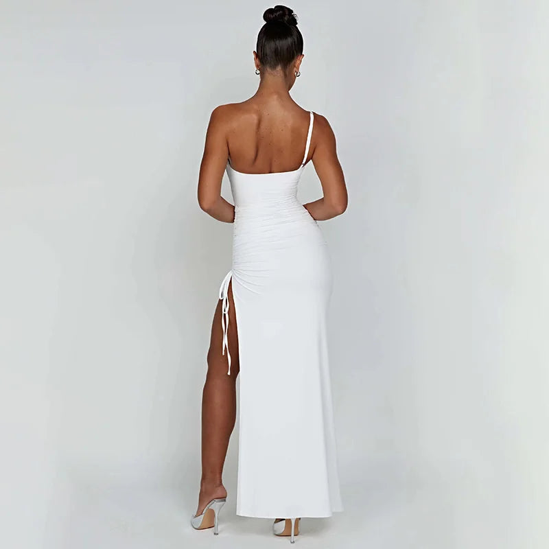 One Shoulder Strap Long Dress For Women