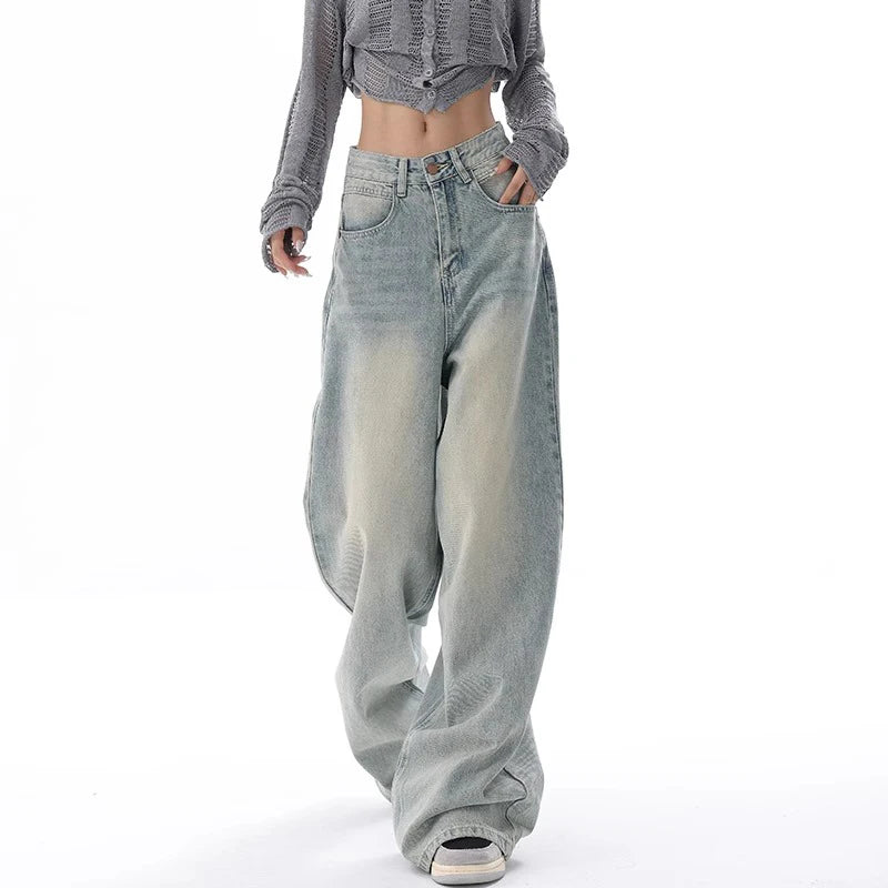 Baggy Streetwear Wide Leg Denim Jeans