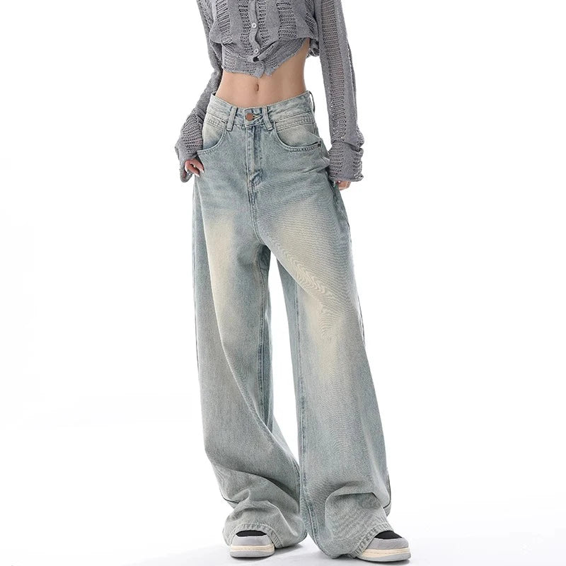 Baggy Streetwear Wide Leg Denim Jeans