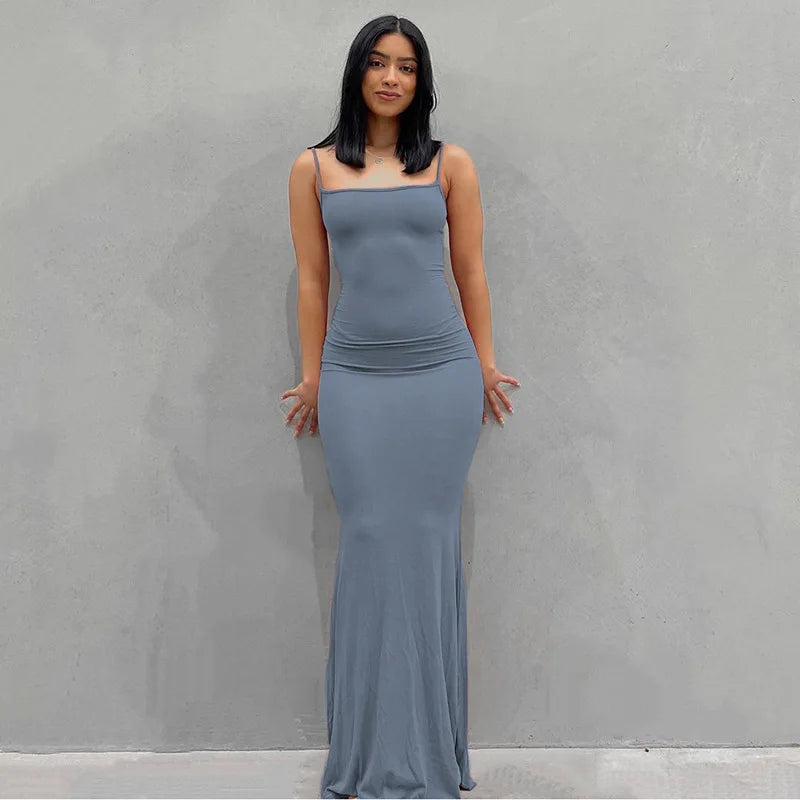 Sleeveless Bodycon Maxi Dress