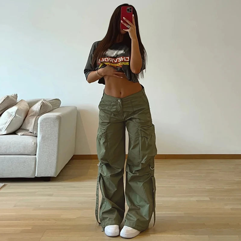 Low Waist Cargo Pants