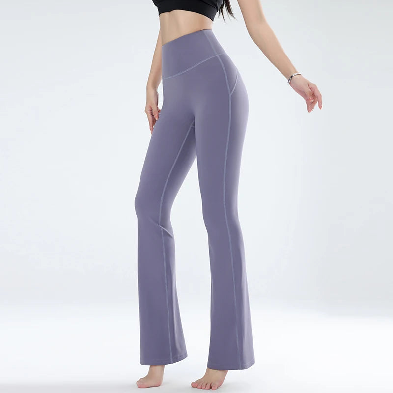 Slim high waisted yoga pants