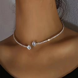 Shiny Rhinestone Necklace