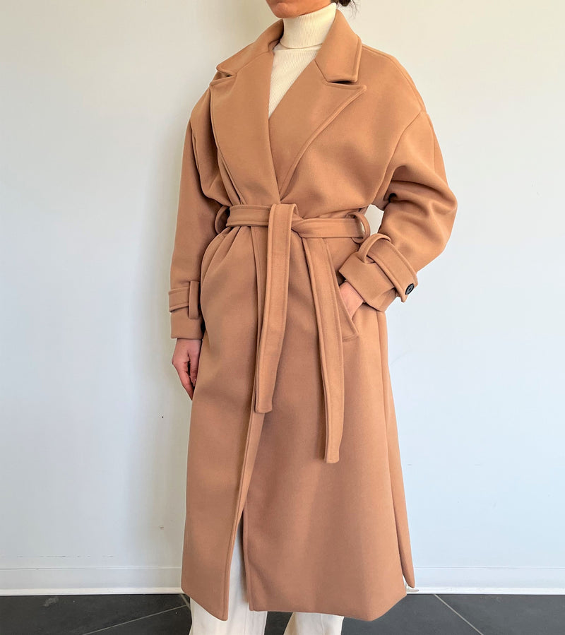 Long Coat with Belt