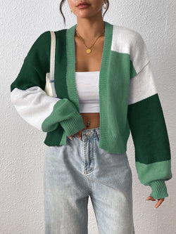 Stylish Open Front Cardigan