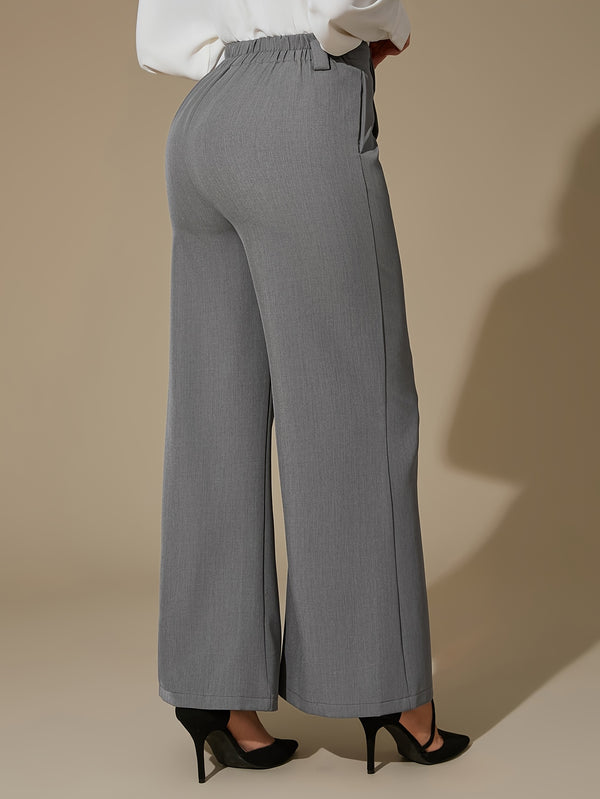 High Waist Split Pants