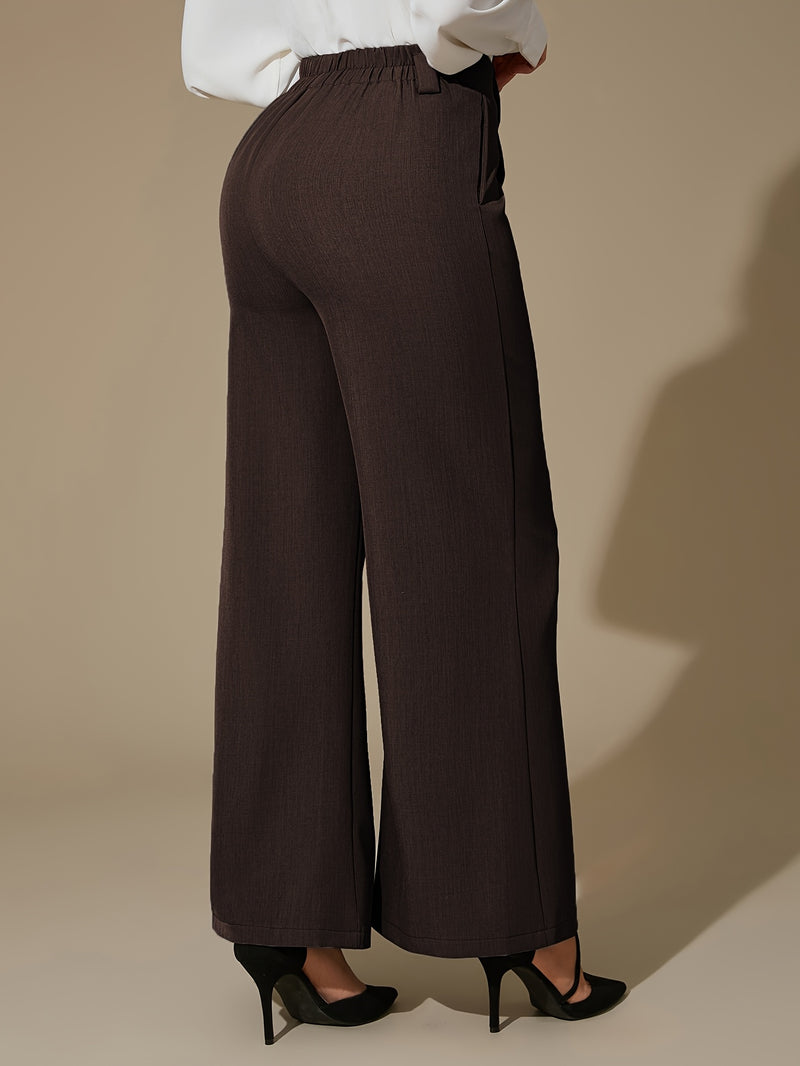 High Waist Split Pants