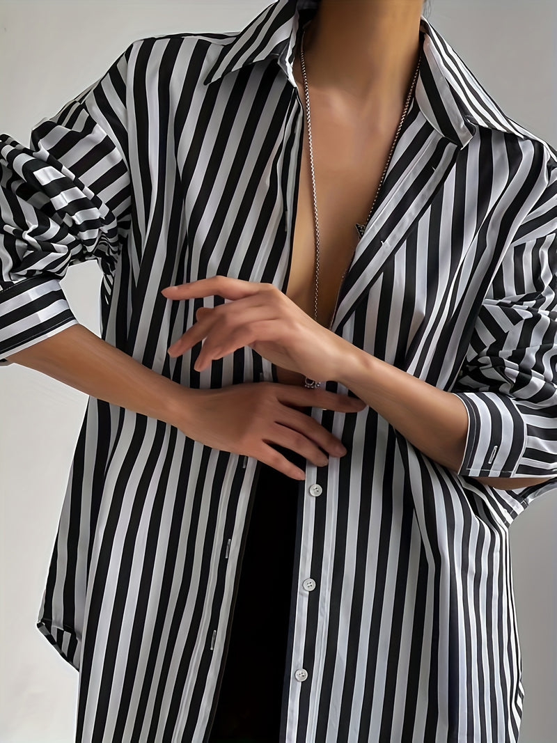 Classy Striped Blouse