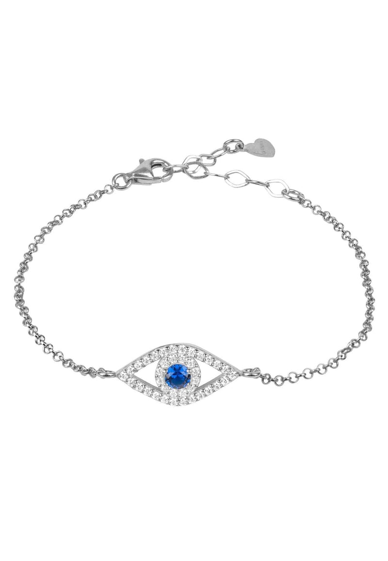 Evil Eye Elliptical Bracelet