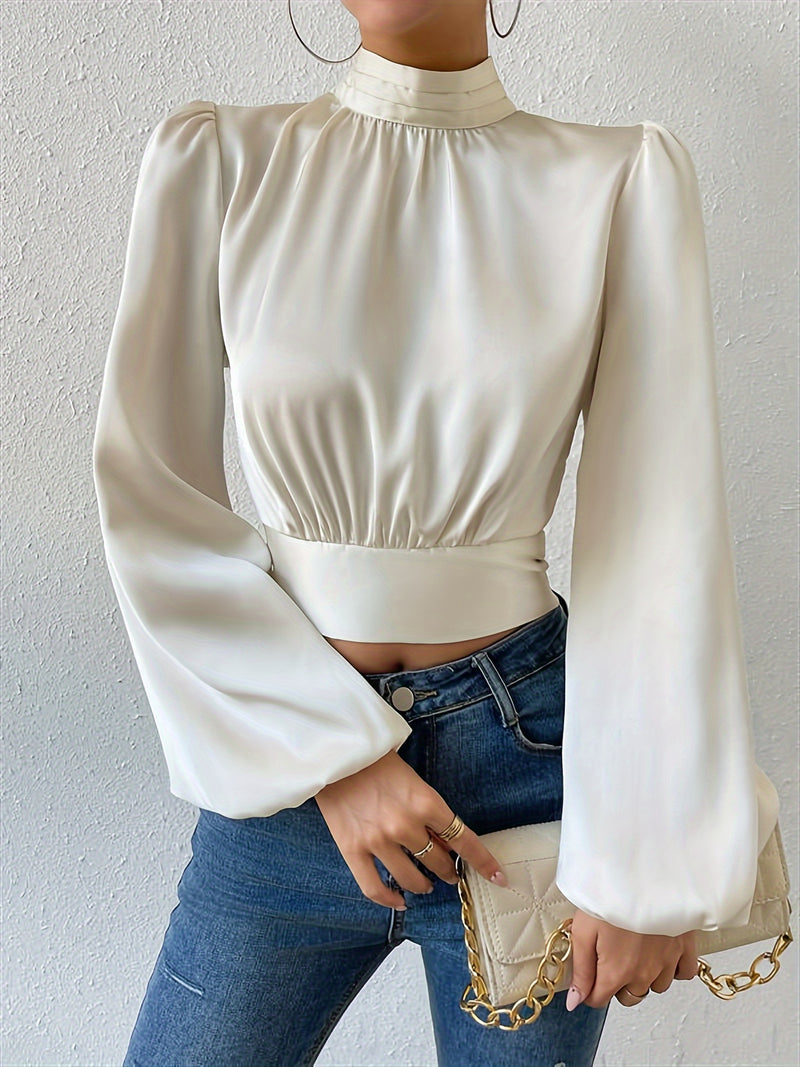 Stylish Backless Blouse